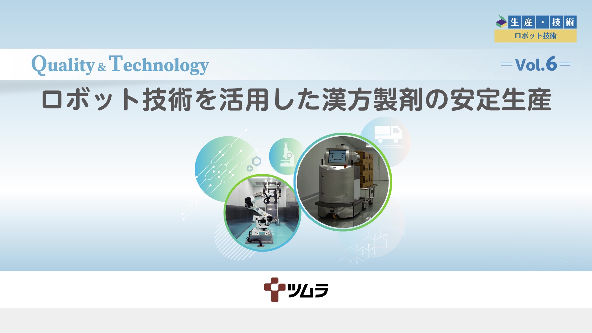 Vol.6 ロボット技術を活用した漢方製剤の安定生産