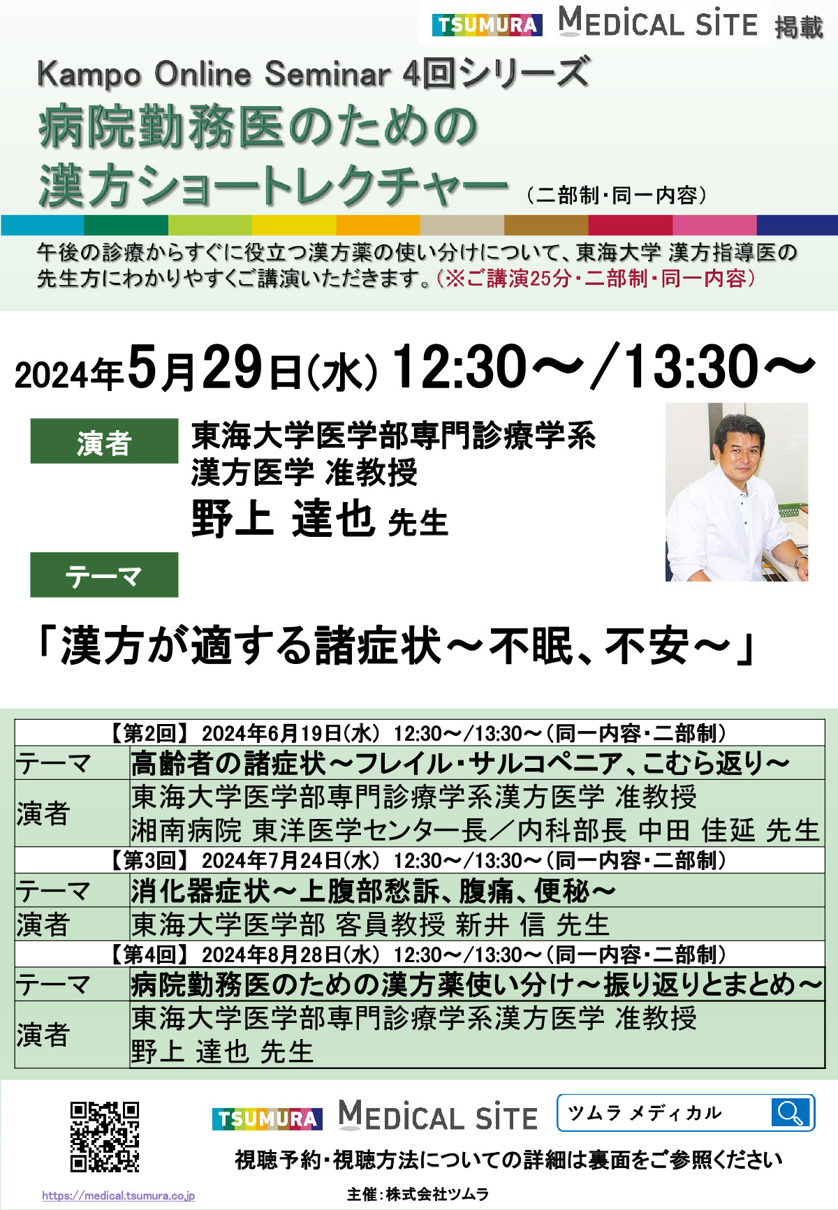 漢方医学講座 1～3 3ケース 34本 ツムラ 日本短波放送 未使用