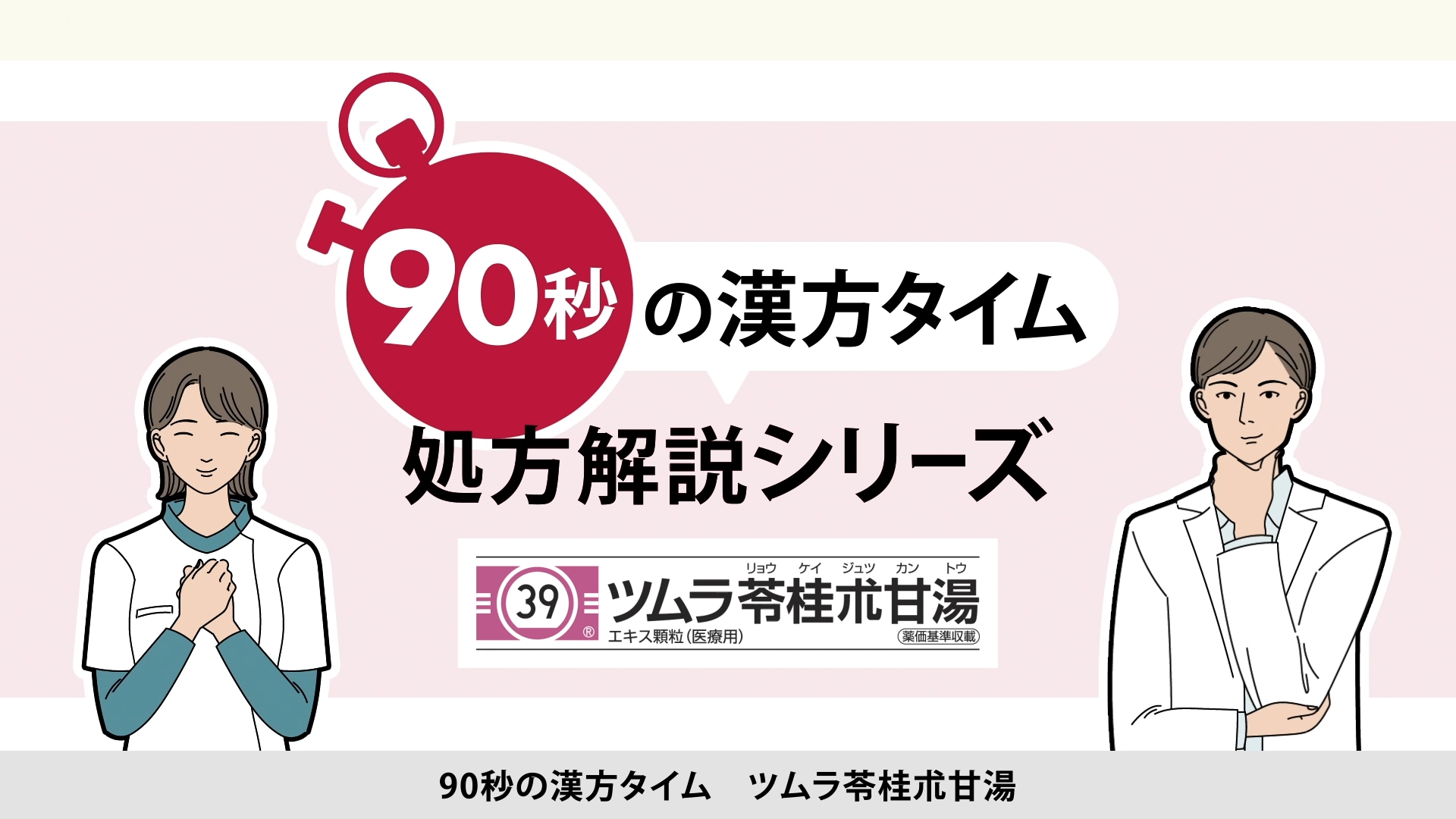 90秒の漢方タイム 処方解説シリーズ　苓桂朮甘湯